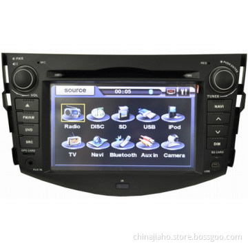 7 Inch TFT LCD Digital Touch Screen GPS Car DVD Player - TV - FM - iPod - Steering Wheel Control - Bluetooth for Toyota RAV4 (JH_CDP_035)